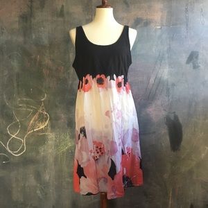 Eloise for Anthropologie watercolor floral dress